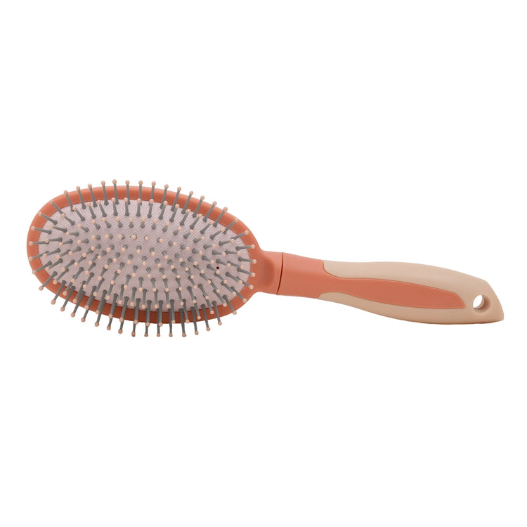 Effortless Styling Oval Pink Air Cushion Hair Brush Mumuso