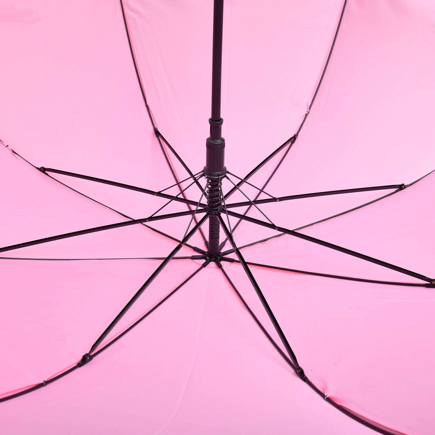 Elegant J- Handle Umbrella - Pink Mumuso