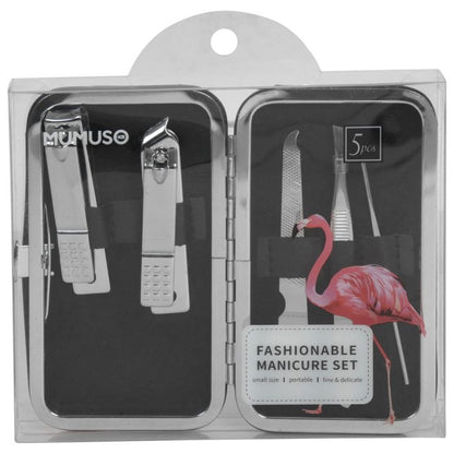 Fashionable Manicure Set - Grey Mumuso