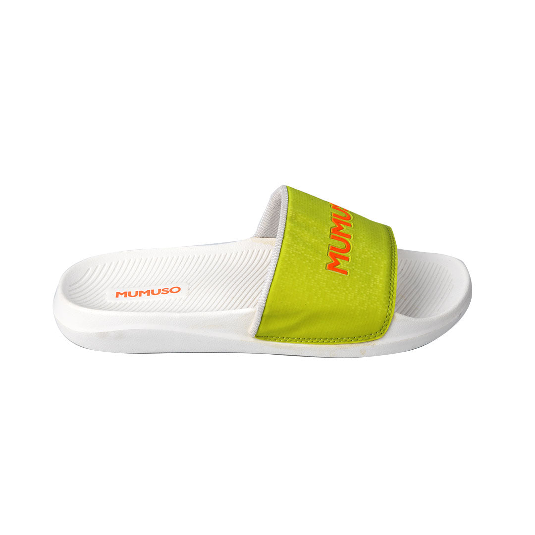 Green adidas sliders discount mens