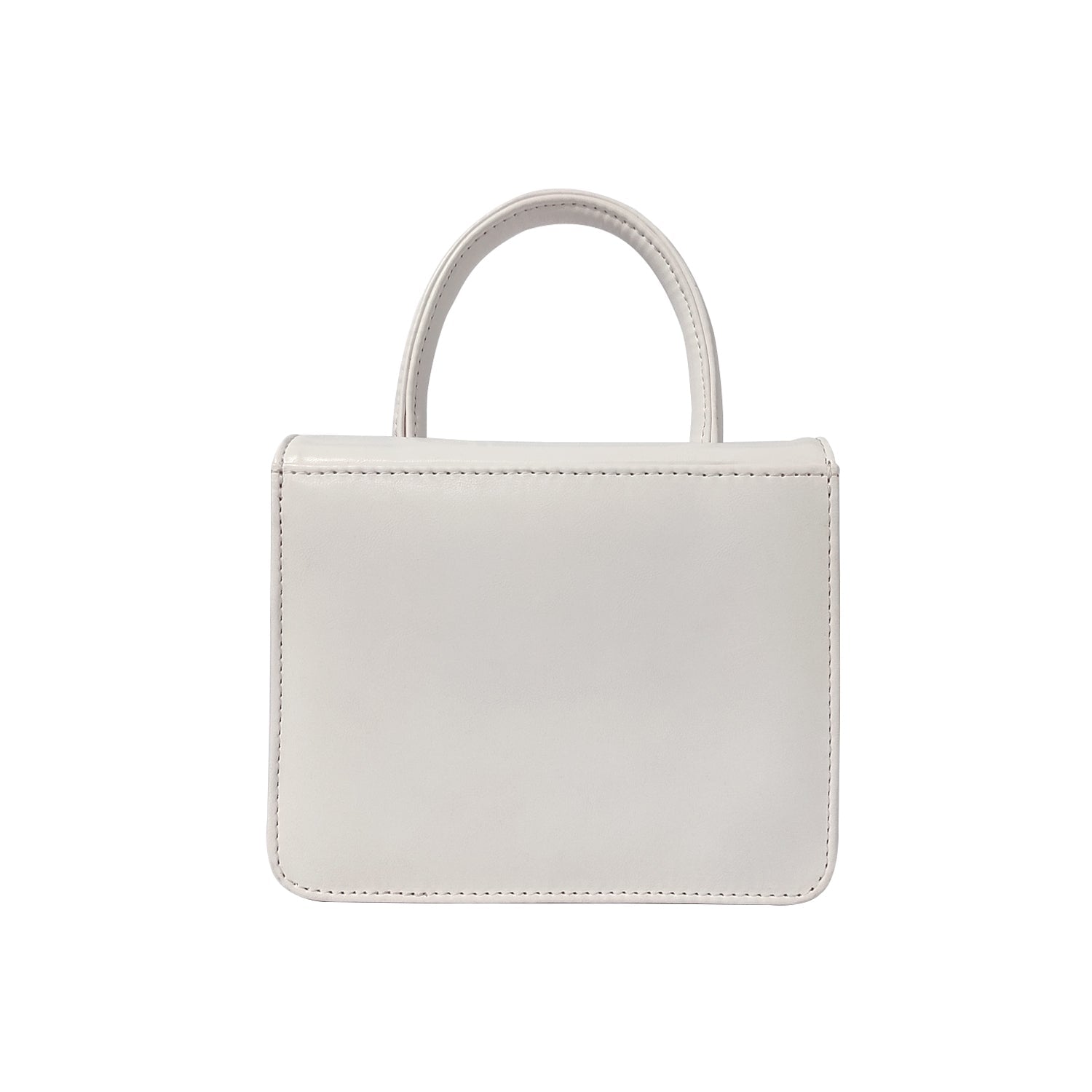 Flap Handle Smart Sling Bag - White Mumuso