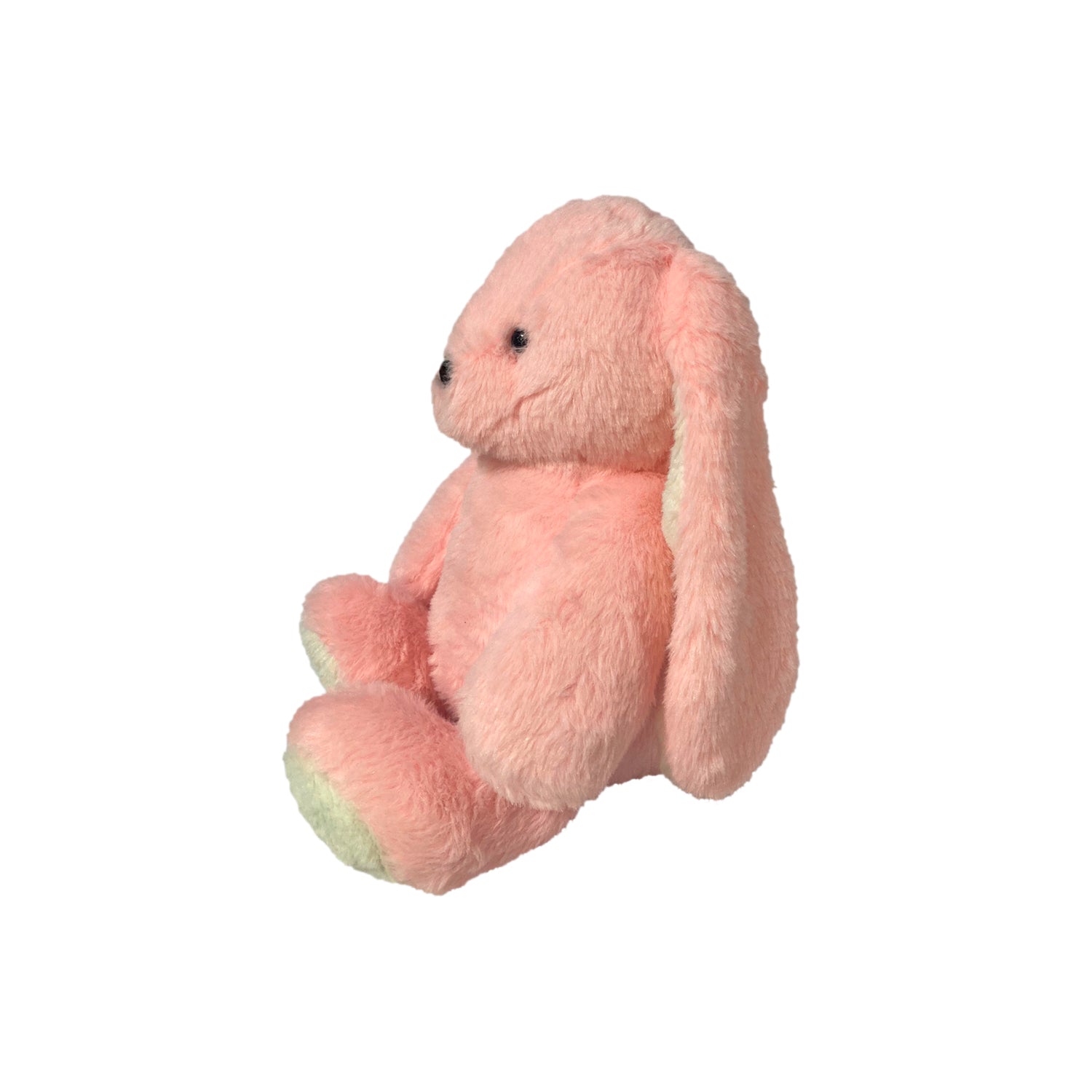Fluffy Long Ears Bunny Plushie- Pink Mumuso