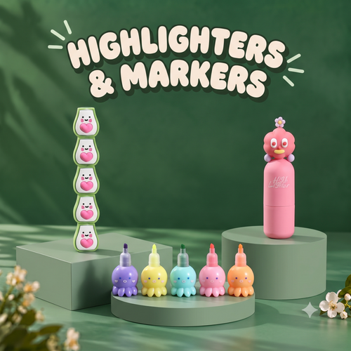 Highlighters & Markers