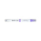 Gentle Line Dual-Tip Highlighter Pen - Purple Mumuso
