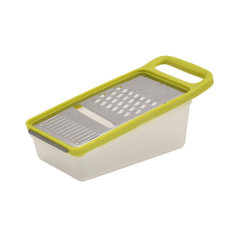 Grater with Storage Container - Green Mumuso