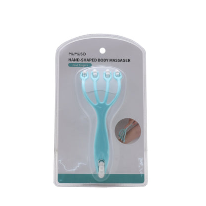 Hand-shaped Body Massager - Four Fingers/Blue Mumuso