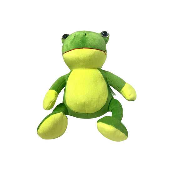 Happy-Faced Toad Thorax Plushie- Green Mumuso