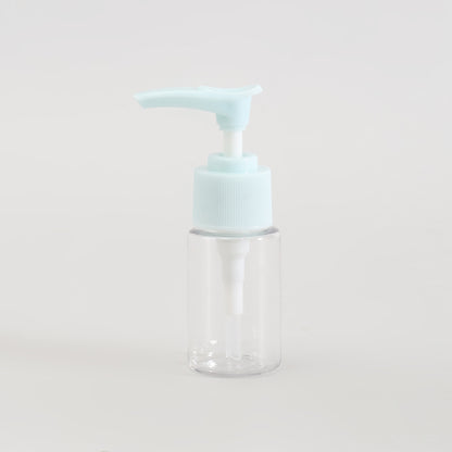 Eco Friendly Mini Travel Bottle &amp; Jar Set - 7 Pcs / Pastel Blue
