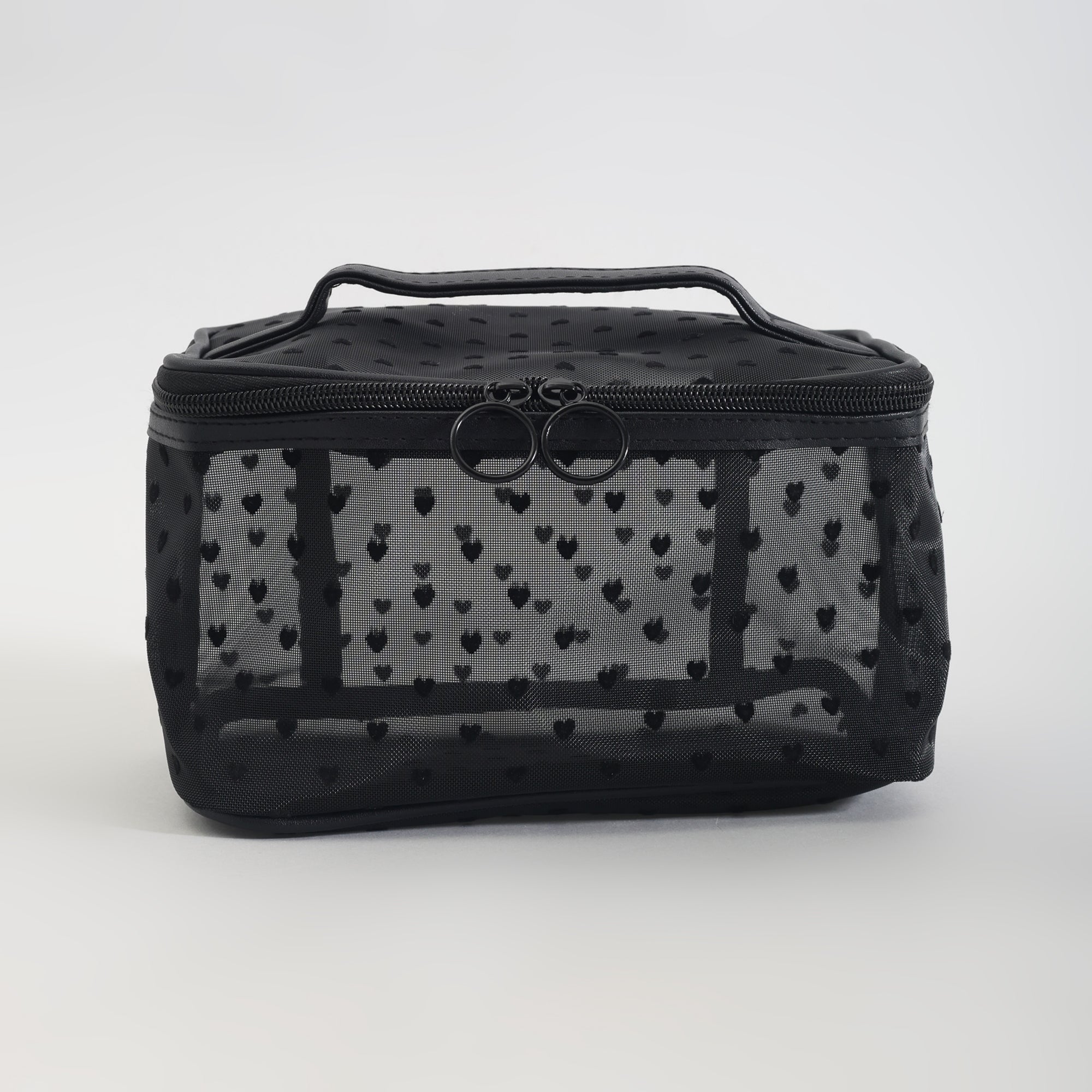 Mumuso Heart Design Cosmetic Bag