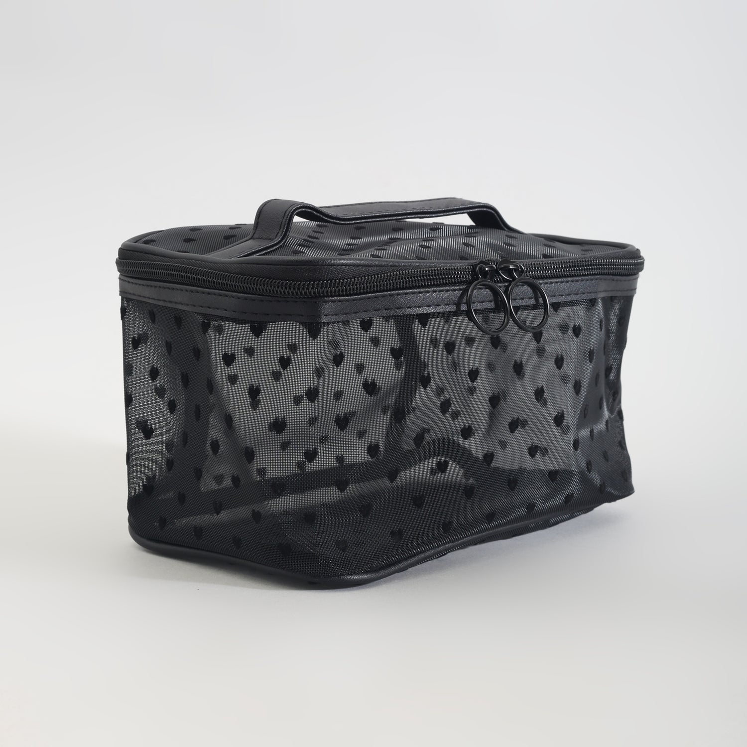 Mumuso Heart Design Cosmetic Bag