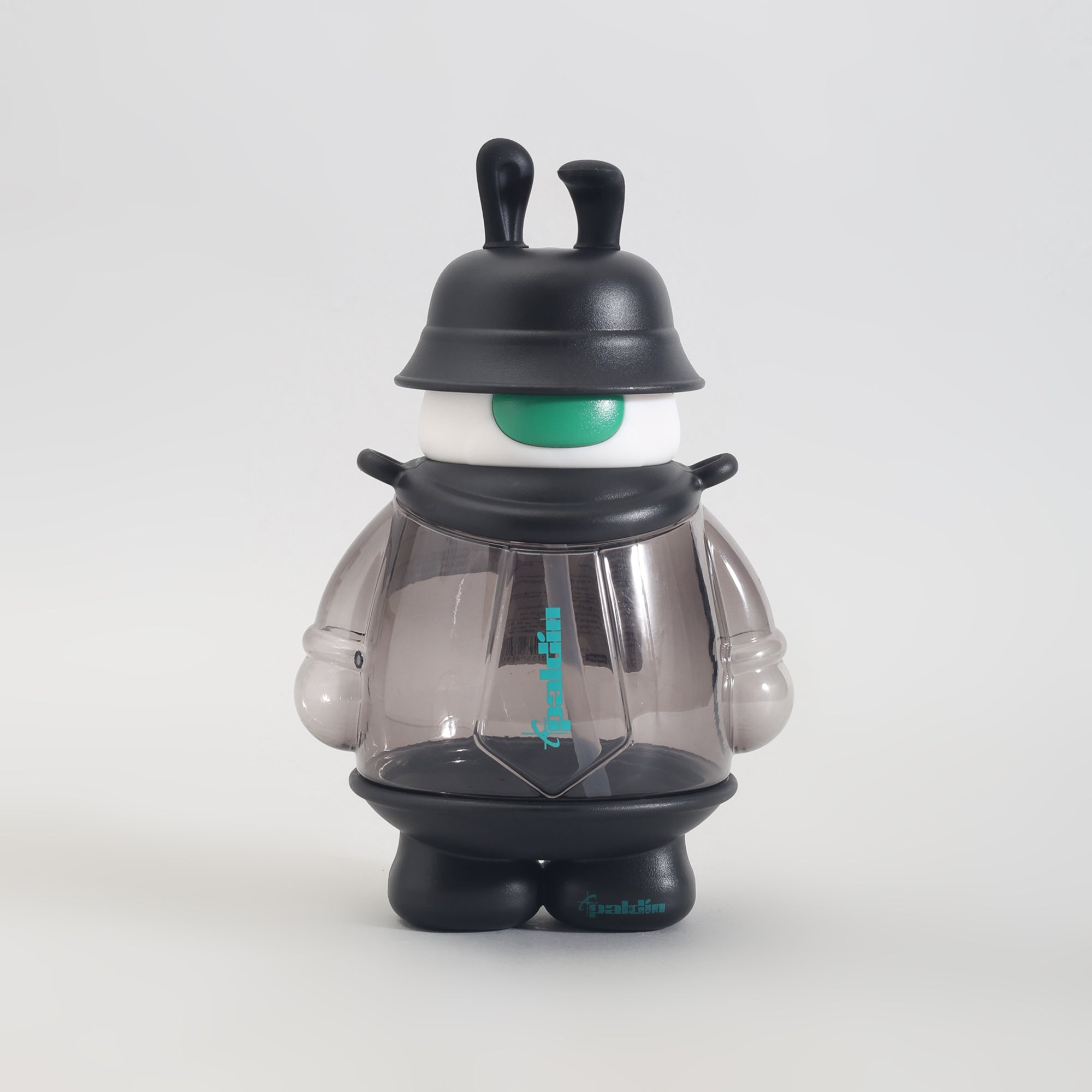 Mumuso Cool Bunny Plastic Water Bottle - 850 mL/Black