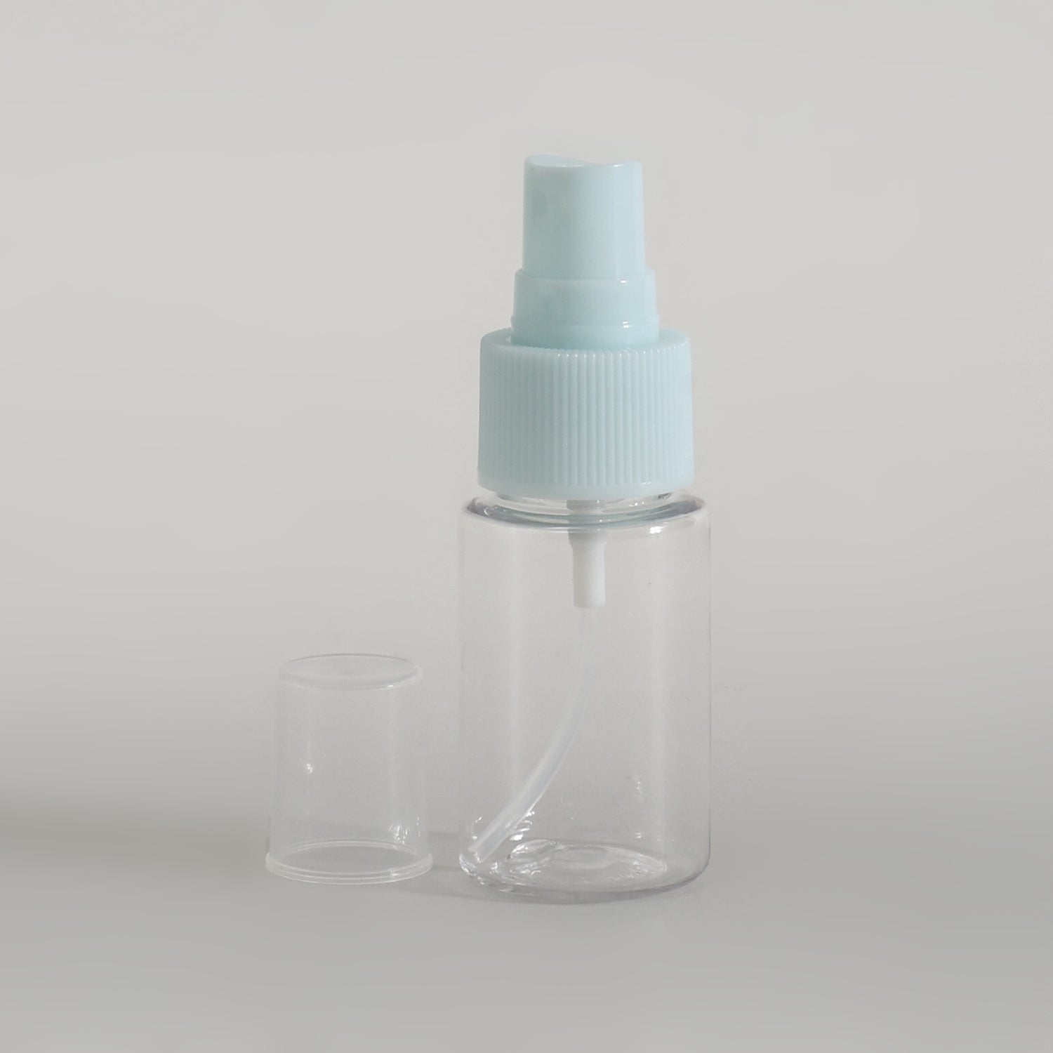 Eco Friendly Mini Travel Bottle &amp; Jar Set - 7 Pcs / Pastel Blue