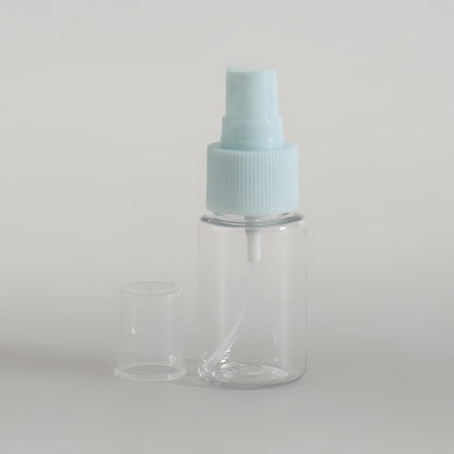 Eco Friendly Mini Travel Bottle &amp; Jar Set - 7 Pcs / Pastel Blue