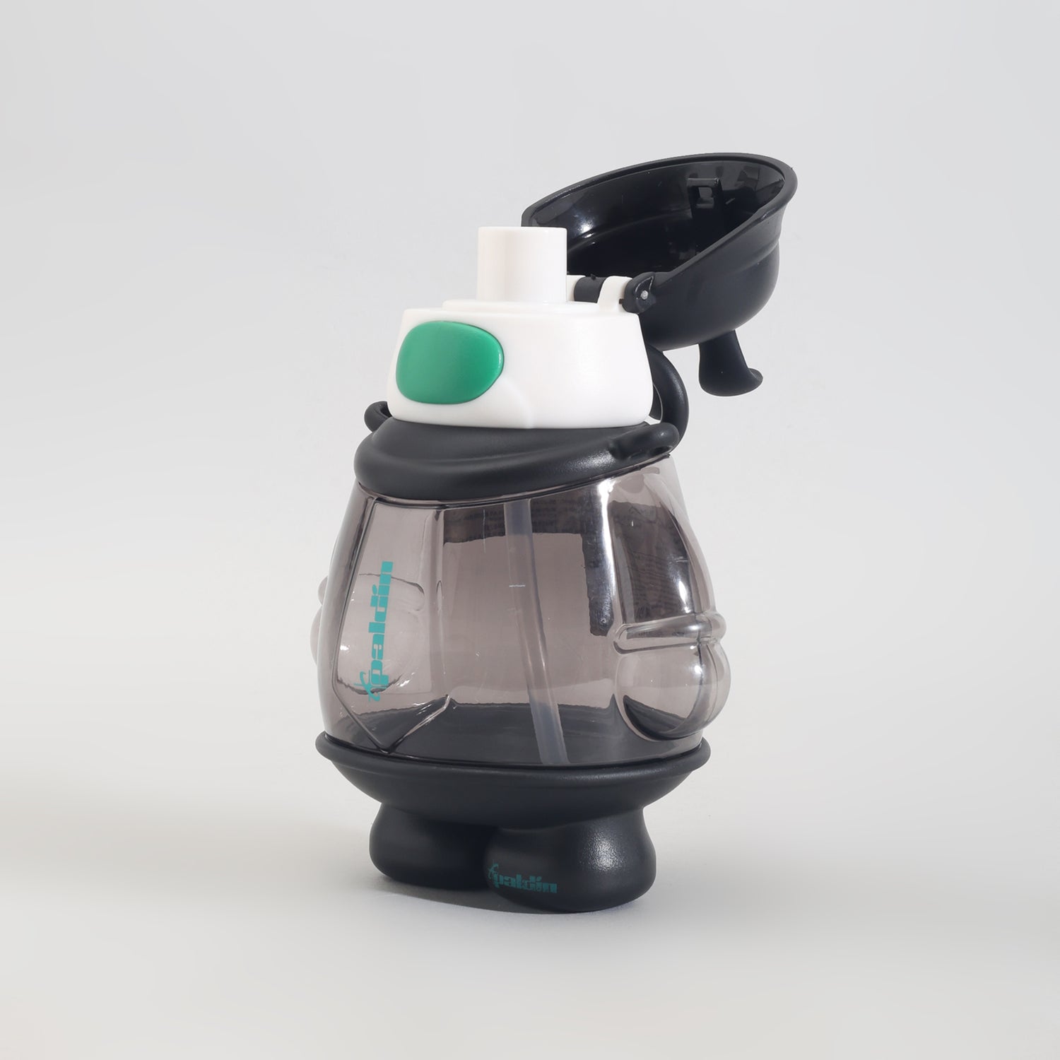 Mumuso Cool Bunny Plastic Water Bottle - 850 mL/Black
