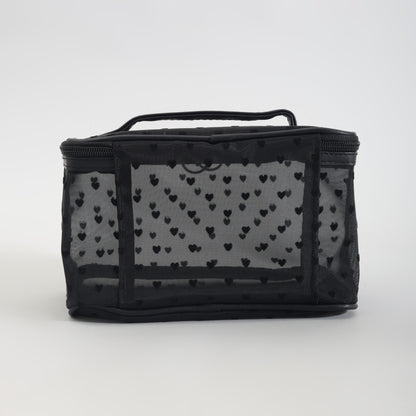 Mumuso Heart Design Cosmetic Bag