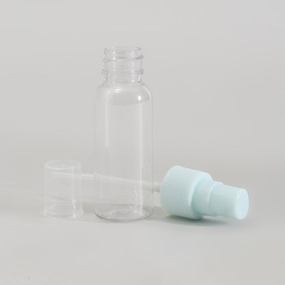 Eco Friendly Mini Travel Bottle &amp; Jar Set - 7 Pcs / Pastel Blue