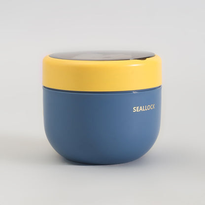 Insulated Mini Lunch Box with Cutlery &amp; Transparent Lid- Assorted Colour!