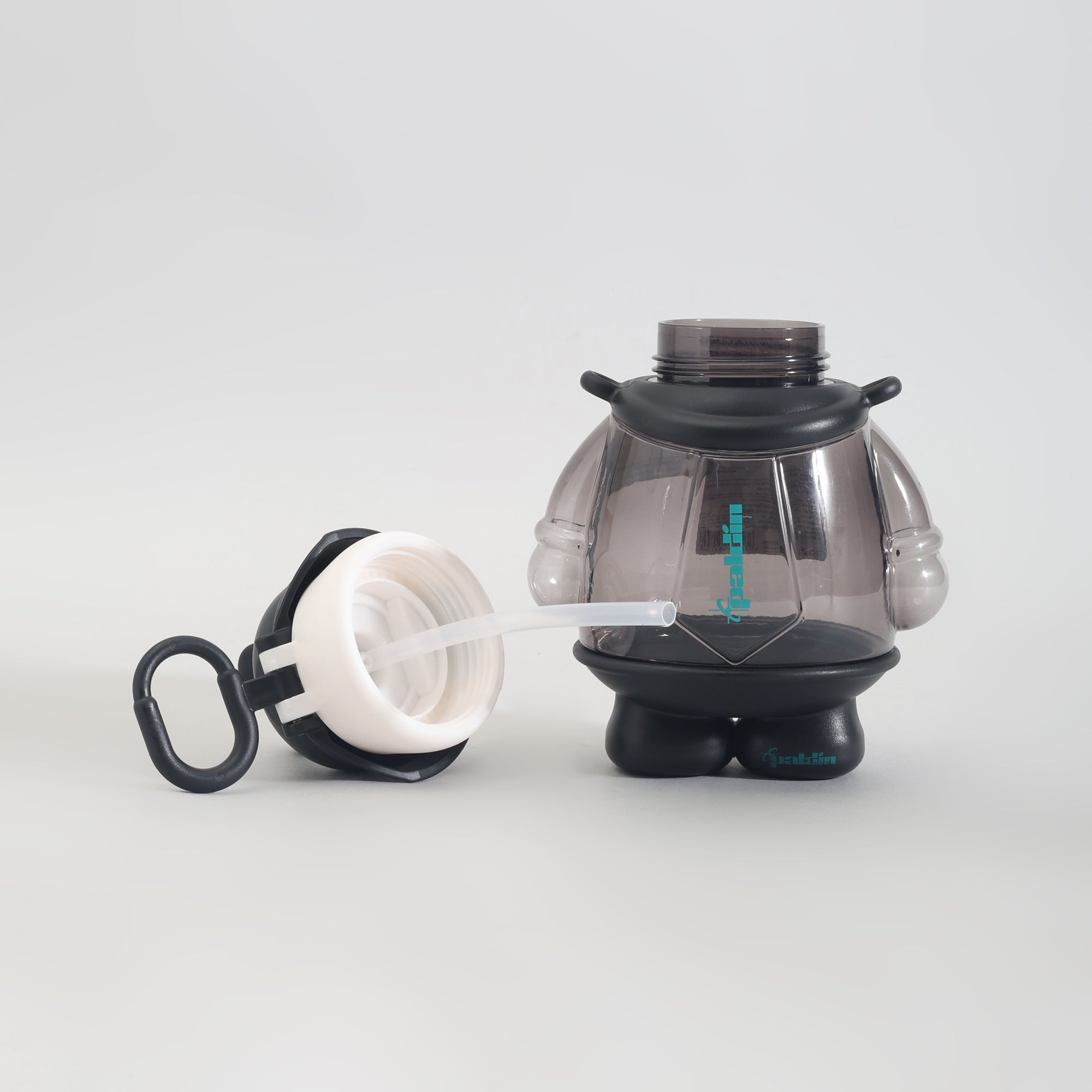 Mumuso Cool Bunny Plastic Water Bottle - 850 mL/Black