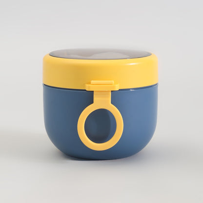Insulated Mini Lunch Box with Cutlery &amp; Transparent Lid- Assorted Colour!