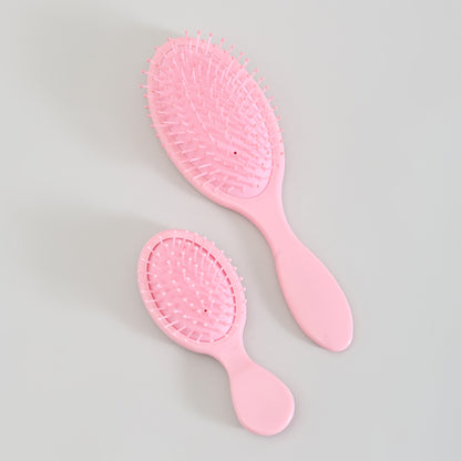 Mumuso  Cherry Blossom Print Pink Hair Brush- 2 sizes