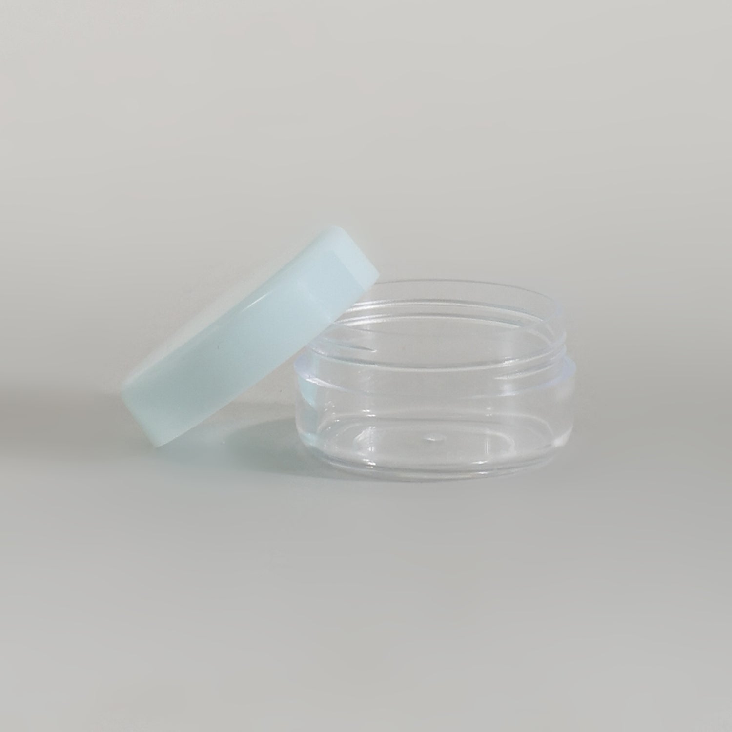 Eco Friendly Mini Travel Bottle &amp; Jar Set - 7 Pcs / Pastel Blue