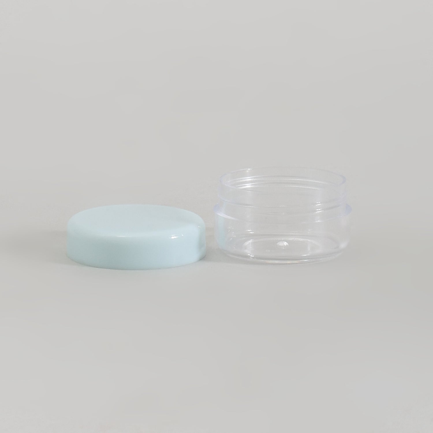 Eco Friendly Mini Travel Bottle &amp; Jar Set - 7 Pcs / Pastel Blue