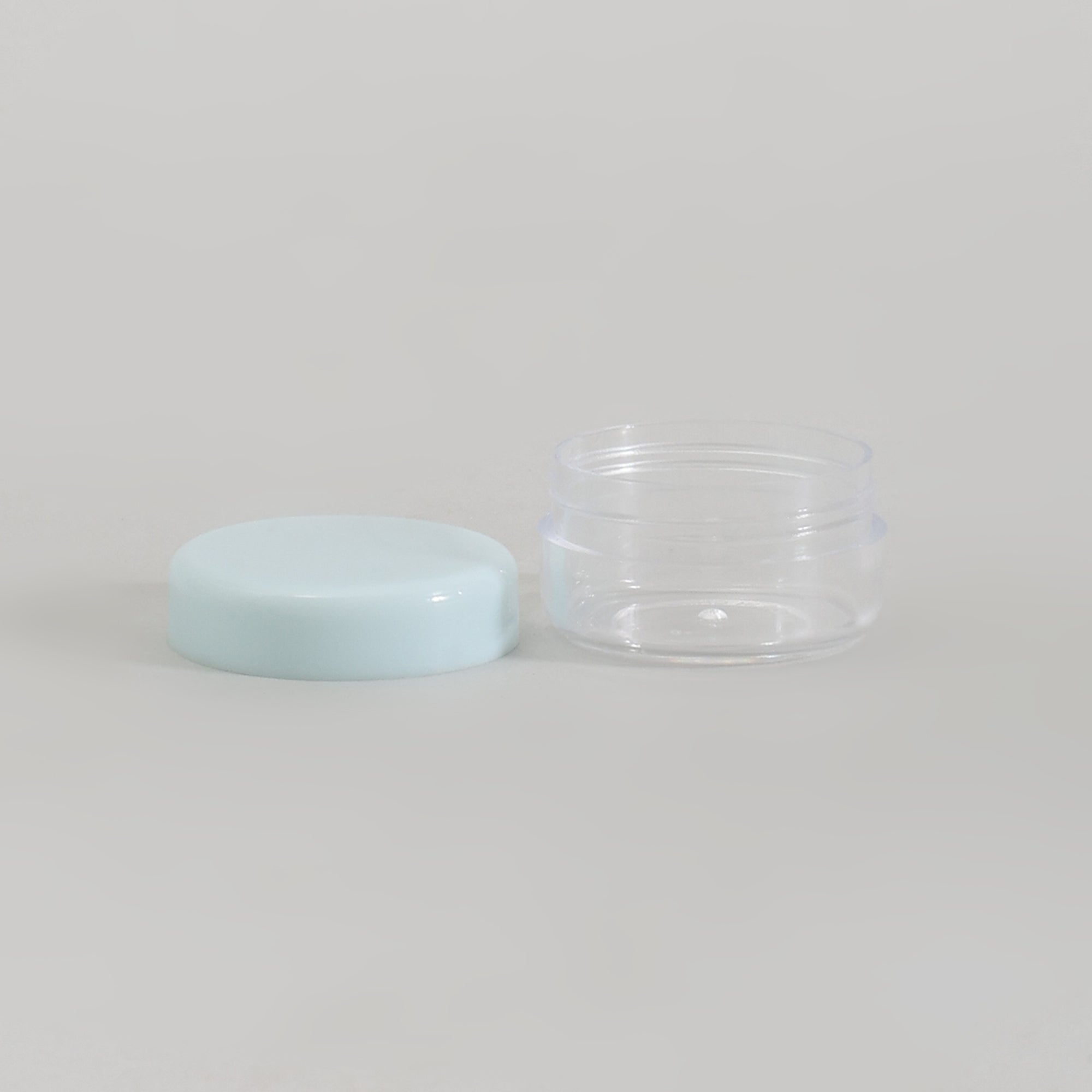 Eco Friendly Mini Travel Bottle &amp; Jar Set - 7 Pcs / Pastel Blue