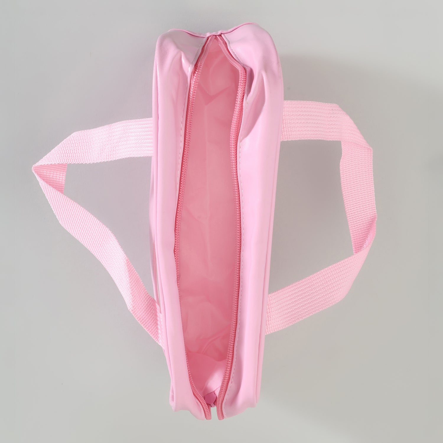 Mumuso Toiletry Bag with Clear Window- Pink/Medium