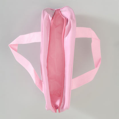 Mumuso Toiletry Bag with Clear Window- Pink/Medium