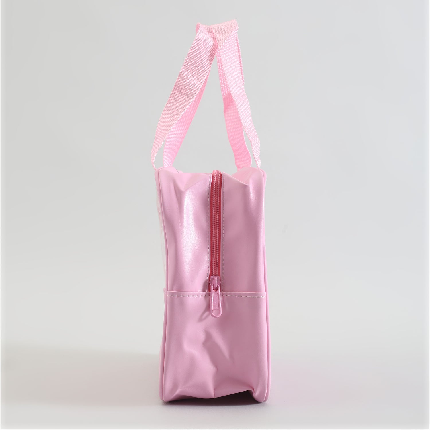 MUMUSO Toiletry Bag with Clear Window (Cherry Blossom Collection/Pink/L)