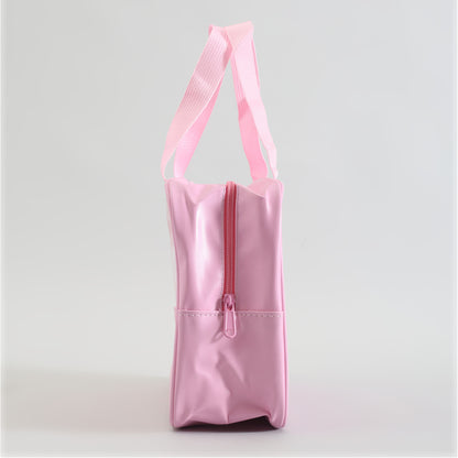 MUMUSO Toiletry Bag with Clear Window (Cherry Blossom Collection/Pink/L)