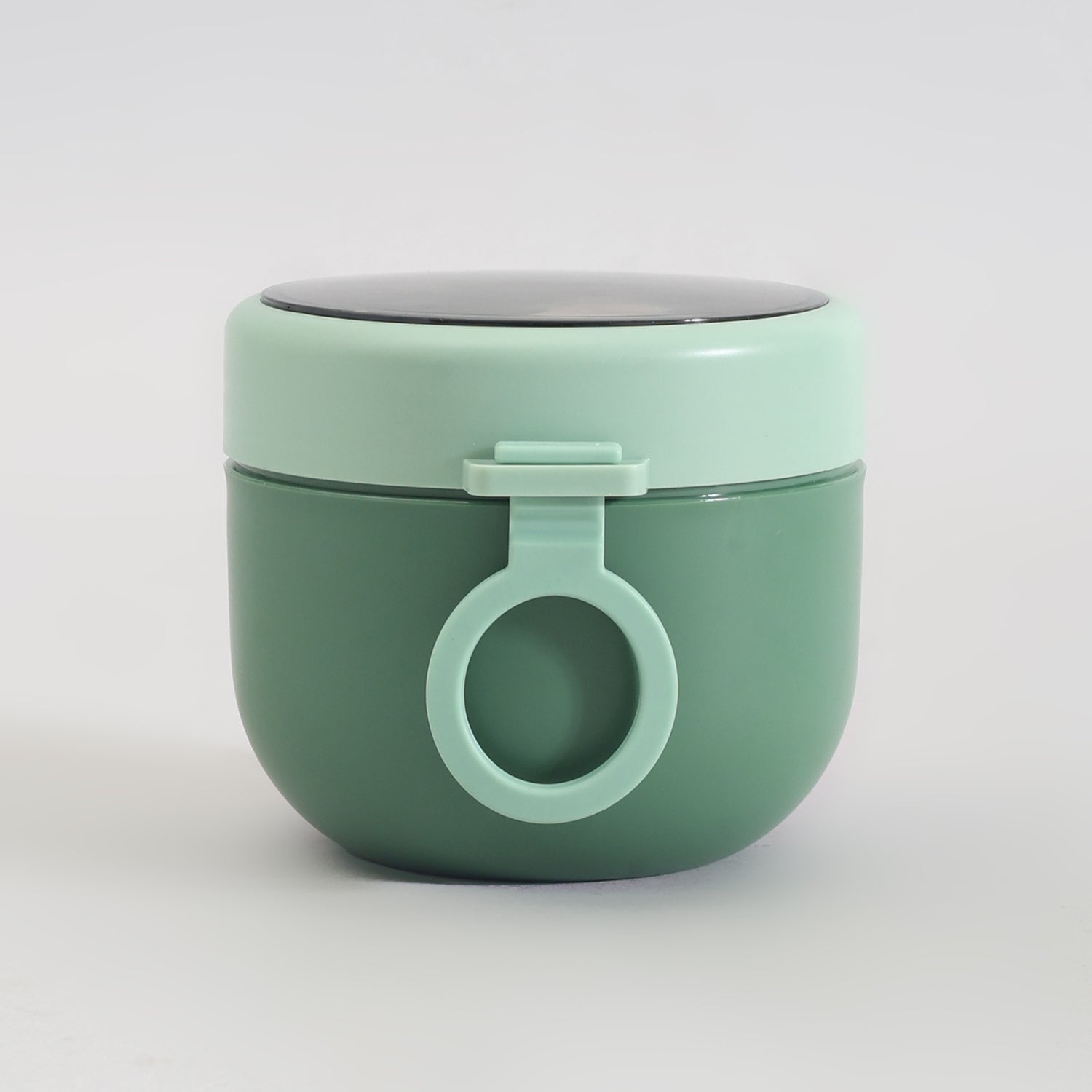 Insulated Mini Lunch Box with Cutlery &amp; Transparent Lid- Assorted Colour!