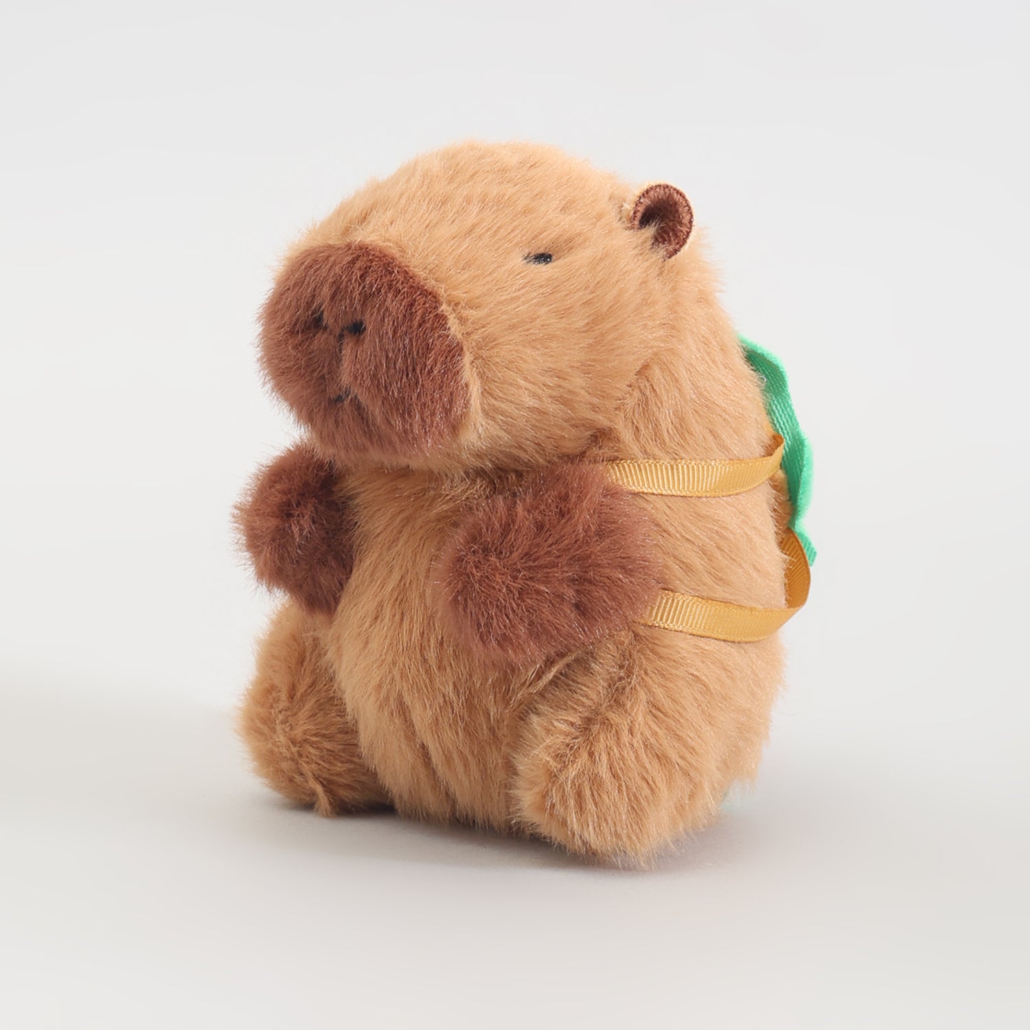 Mumuso Capybara Hamburger Backpack Plush Keychain