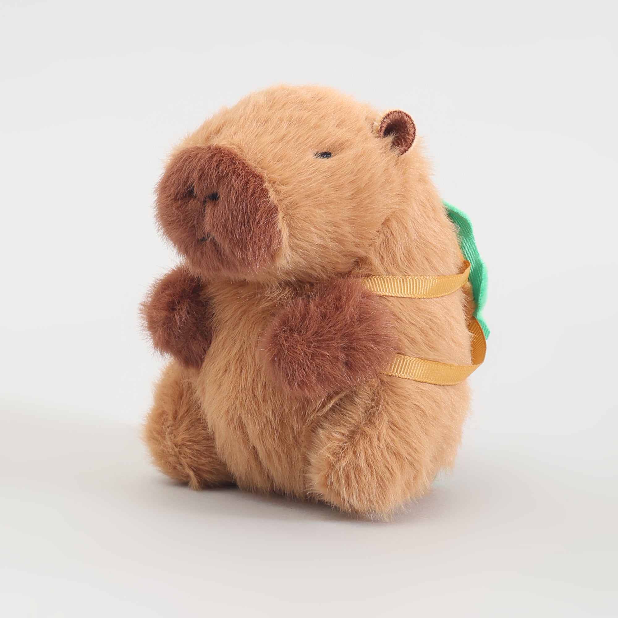 Mumuso Capybara Hamburger Backpack Plush Keychain