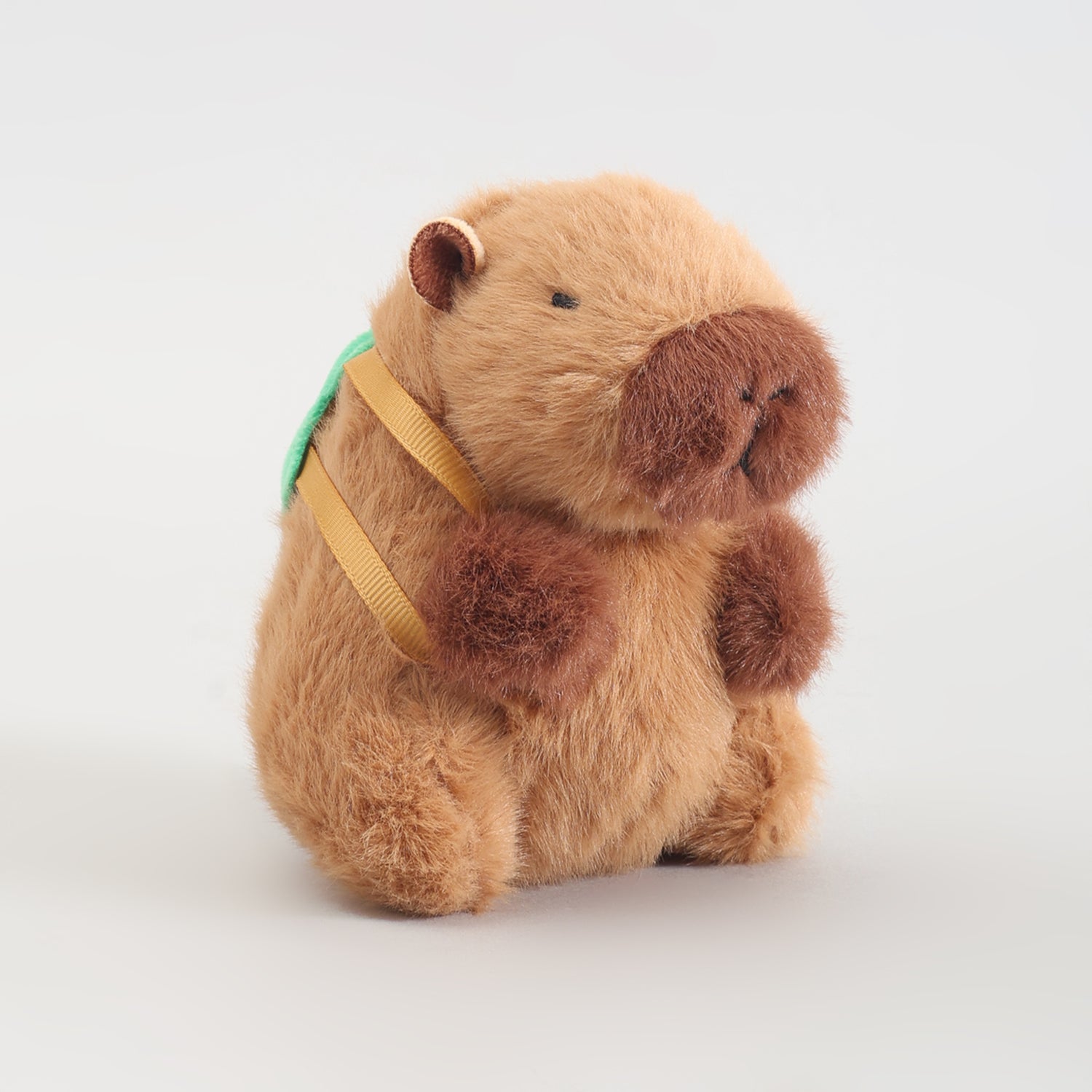Mumuso Capybara Hamburger Backpack Plush Keychain
