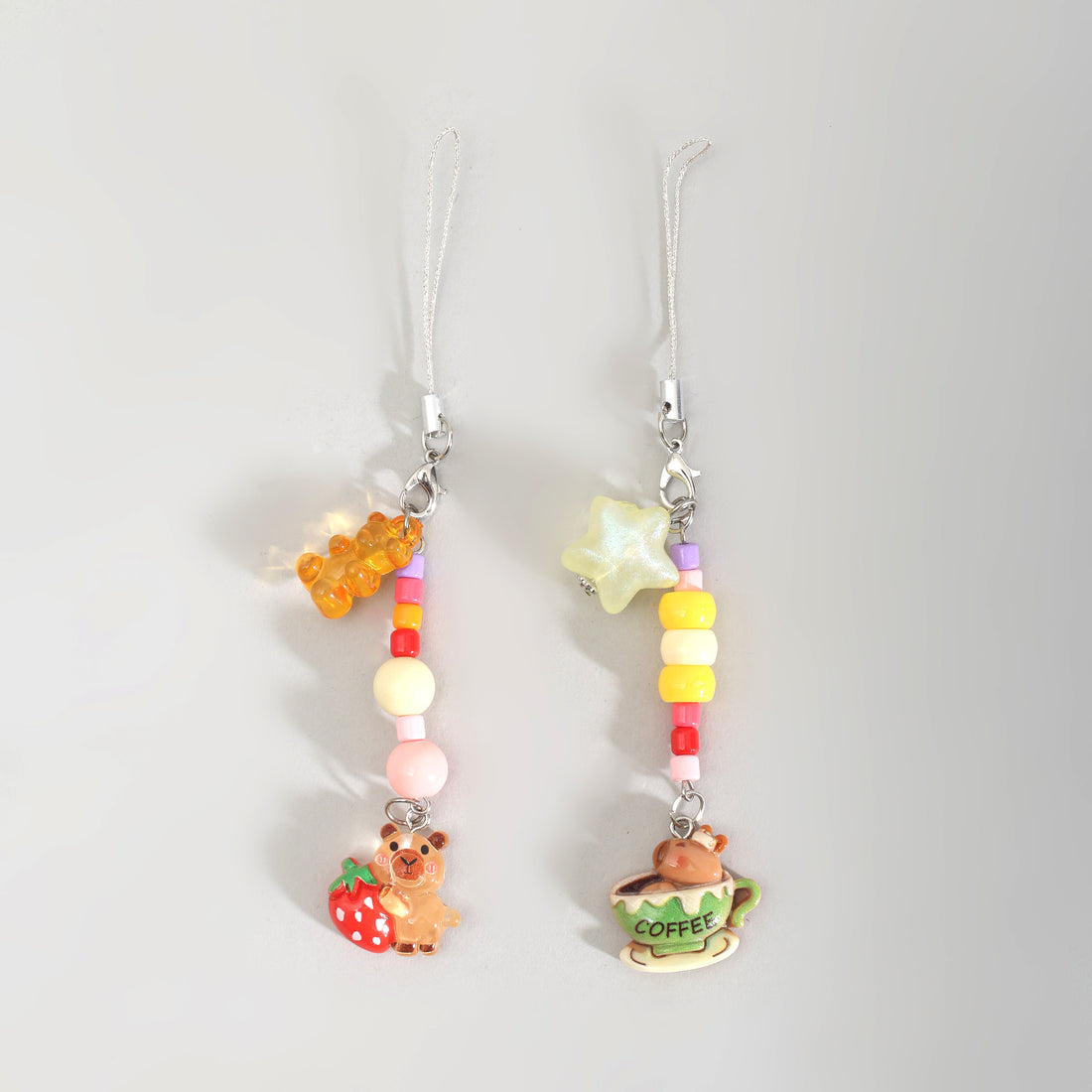 Mumuso Cute Capybara Phone Charm- Set of 2
