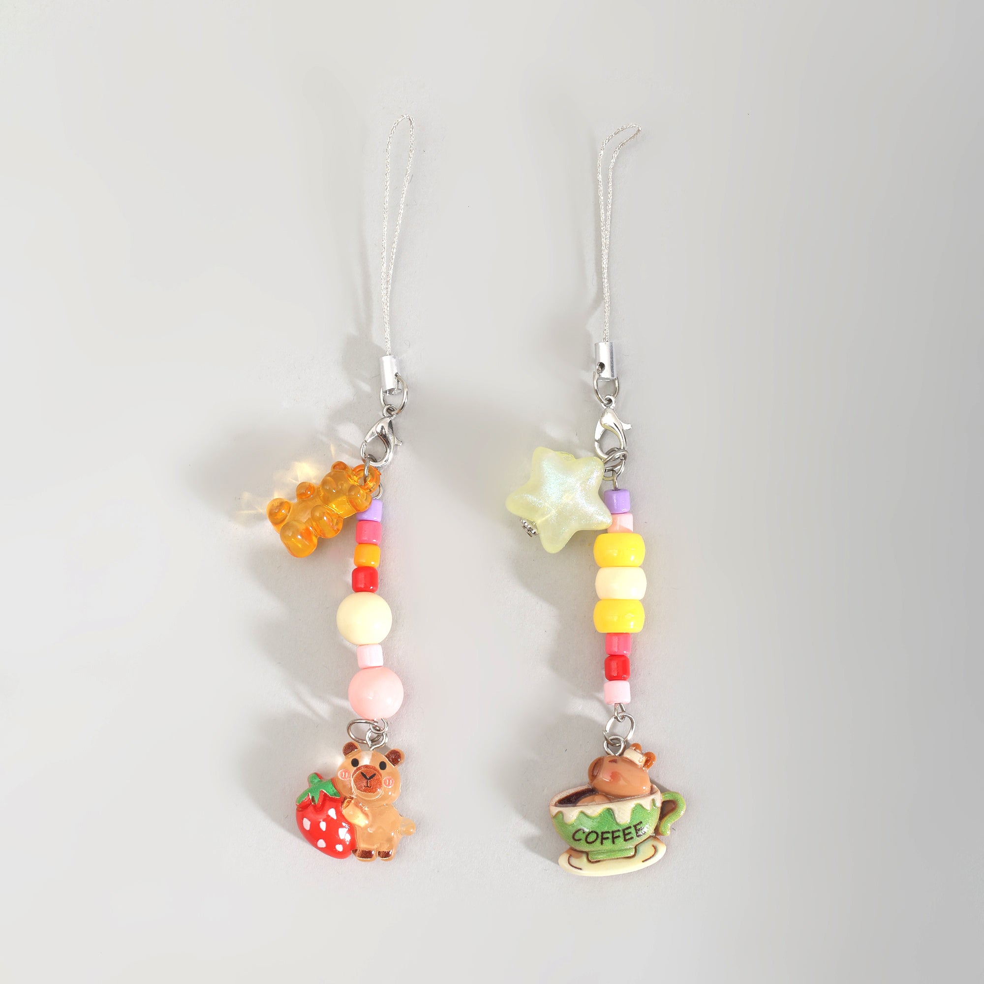 Mumuso Cute Capybara Phone Charm- Set of 2