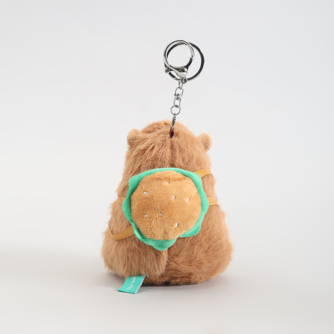Mumuso Capybara Hamburger Backpack Plush Keychain
