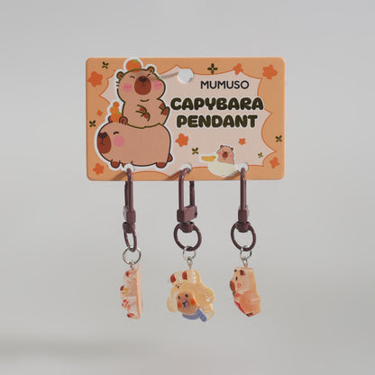 Mumsuo Capybara Bag Charms- Set of 3