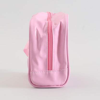 MUMUSO Ultimate 3-Piece Clear Cosmetic Bag Set - Pink