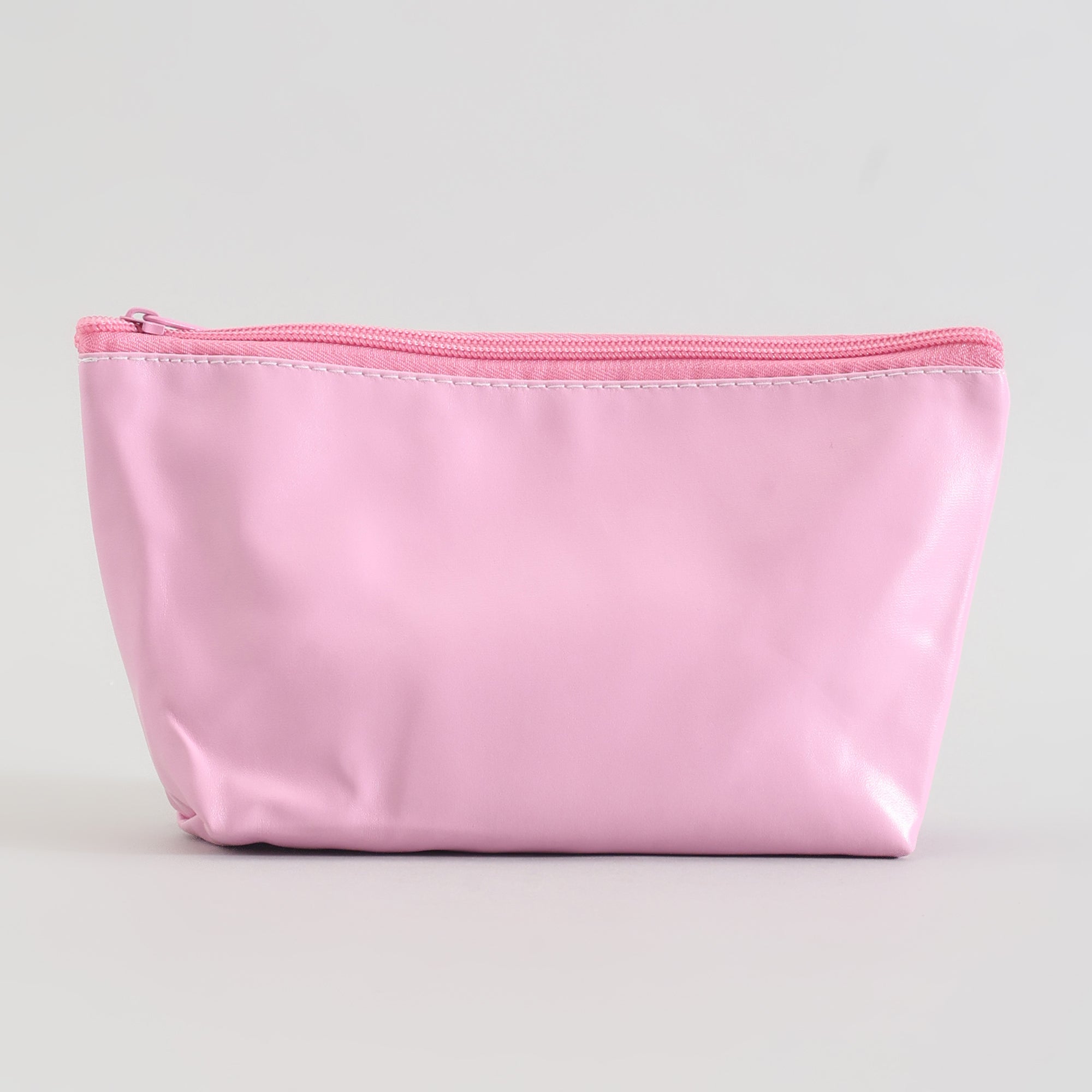 MUMUSO Ultimate 3-Piece Clear Cosmetic Bag Set - Pink