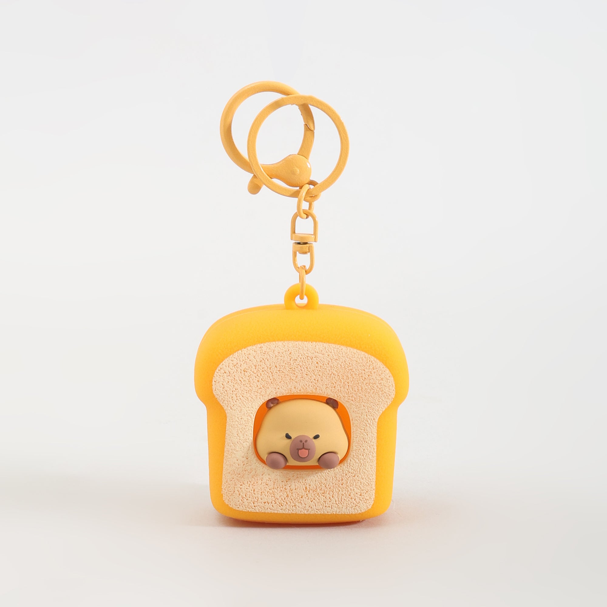 Bakery Series Keychain: Squeeze the Bread &amp; the Capybara Pops!: Assorted 4 Variants