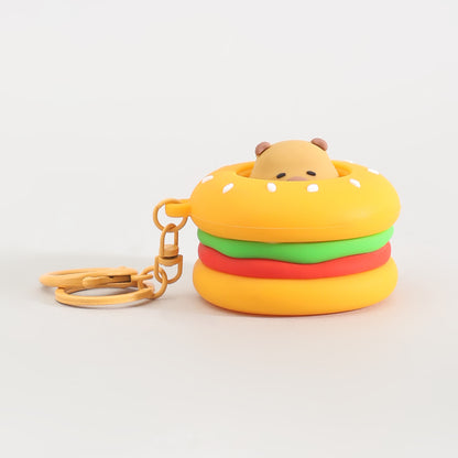Bakery Series Keychain: Squeeze the Bread &amp; the Capybara Pops!: Assorted 4 Variants