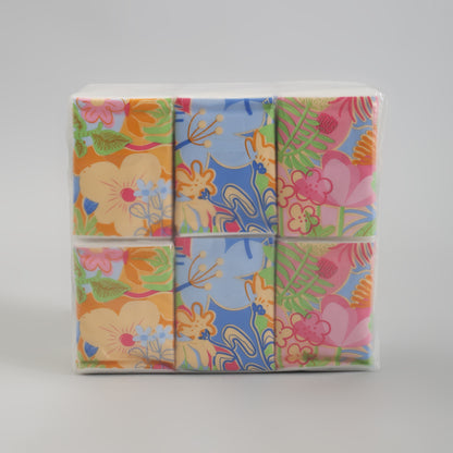 Mumuso Printable Pocket Tissues- 18 Pack Set- Perfect for On-the- Go!