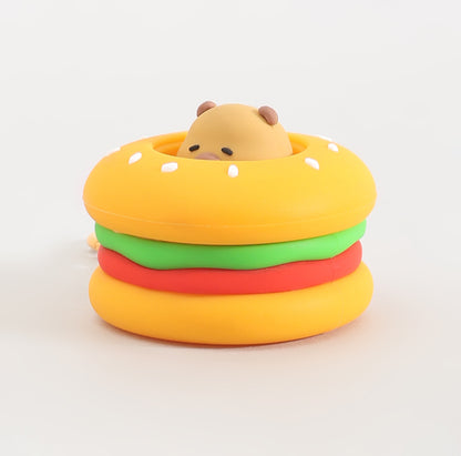 Bakery Series Keychain: Squeeze the Bread &amp; the Capybara Pops!: Assorted 4 Variants