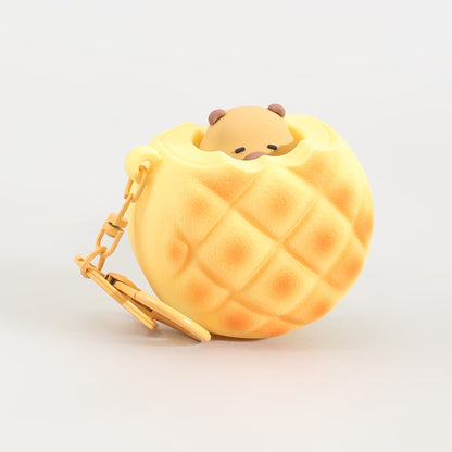 Bakery Series Keychain: Squeeze the Bread &amp; the Capybara Pops!: Assorted 4 Variants