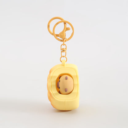 Bakery Series Keychain: Squeeze the Bread &amp; the Capybara Pops!: Assorted 4 Variants
