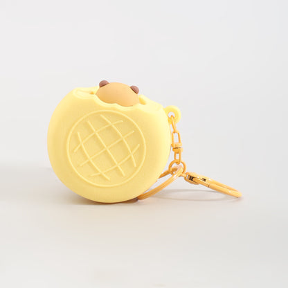 Bakery Series Keychain: Squeeze the Bread &amp; the Capybara Pops!: Assorted 4 Variants