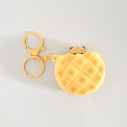 Bakery Series Keychain: Squeeze the Bread &amp; the Capybara Pops!: Assorted 4 Variants
