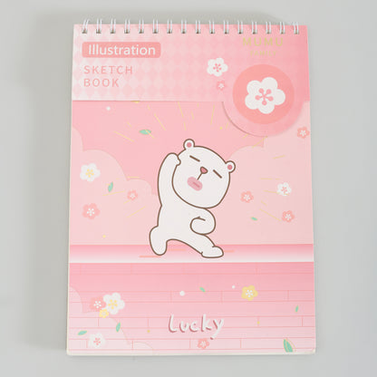 Mumuso Pink Mumu Character Drawing Book: A4